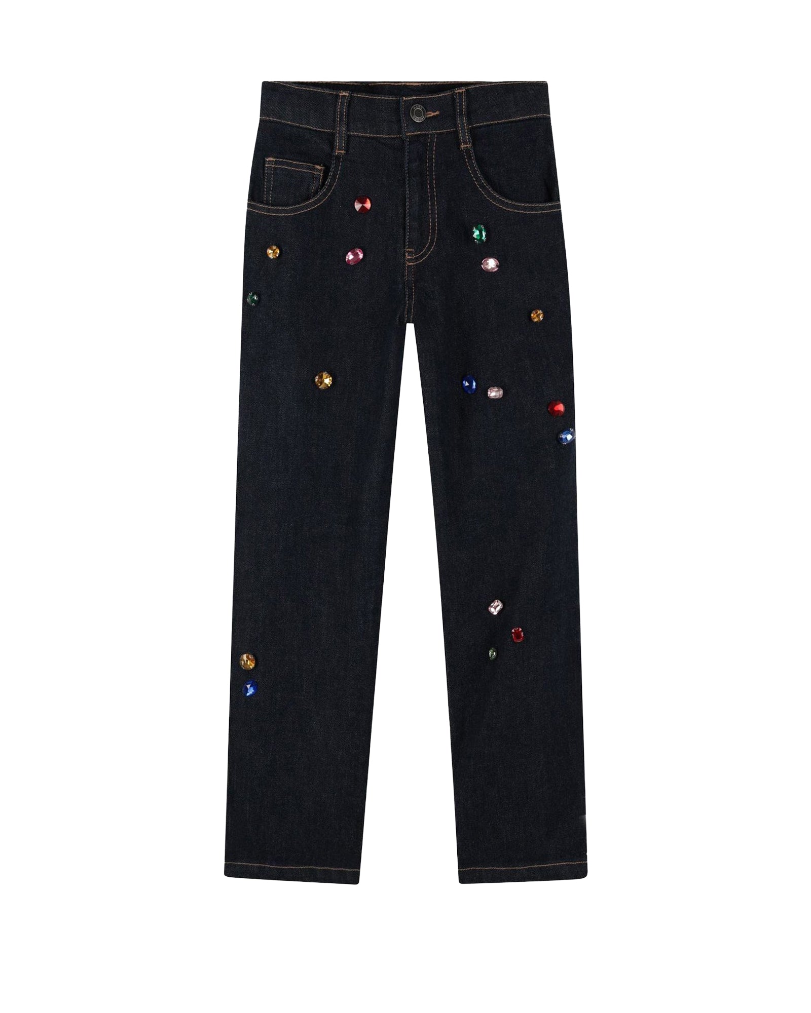 Pantalon ajustable en denim - Denim Blue