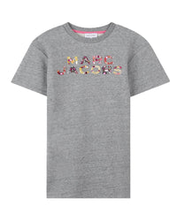 Robe longue à logo - Gris Chiné