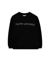 Sweatshirt col rond à logo - Black