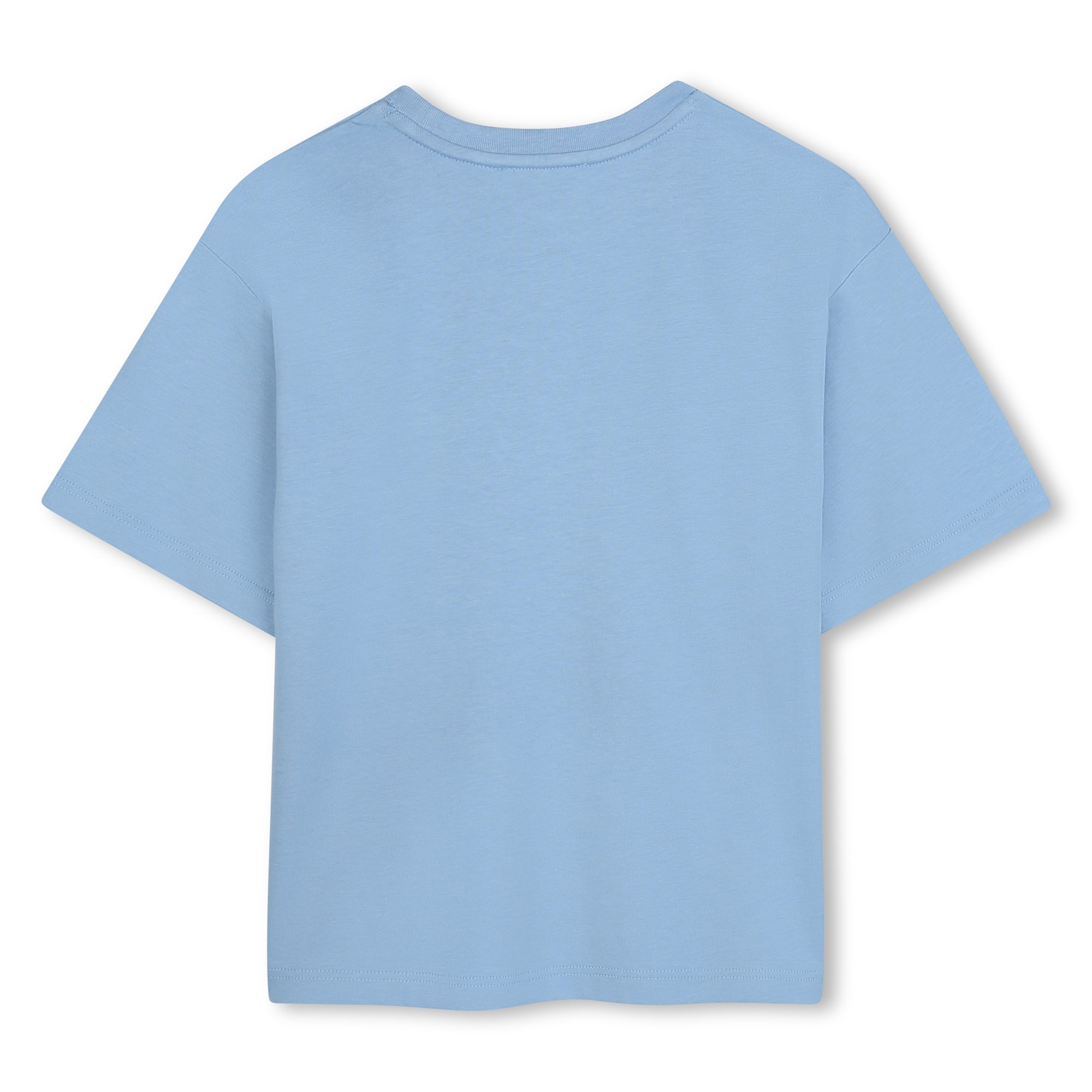 T-shirt manches courtes à logo - Bleu Delave