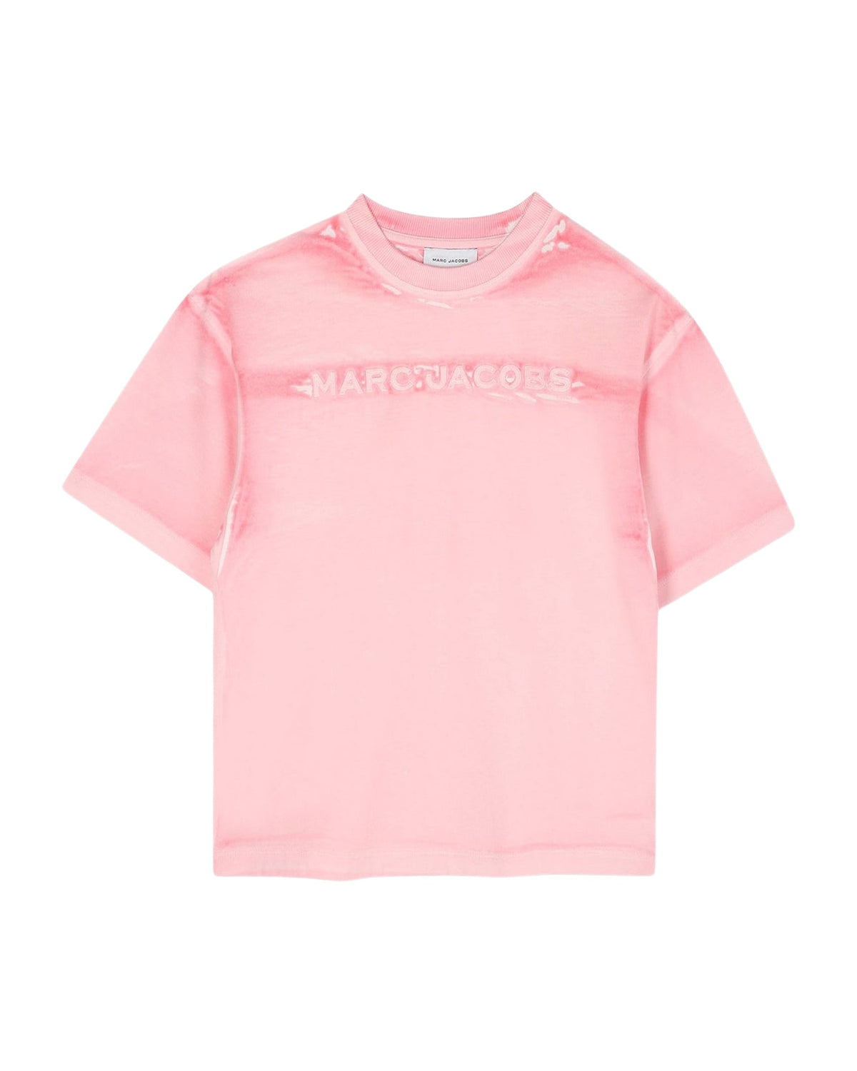 T-shirt manches courtes délavé - Pink