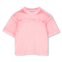 T-shirt manches courtes délavé - Pink