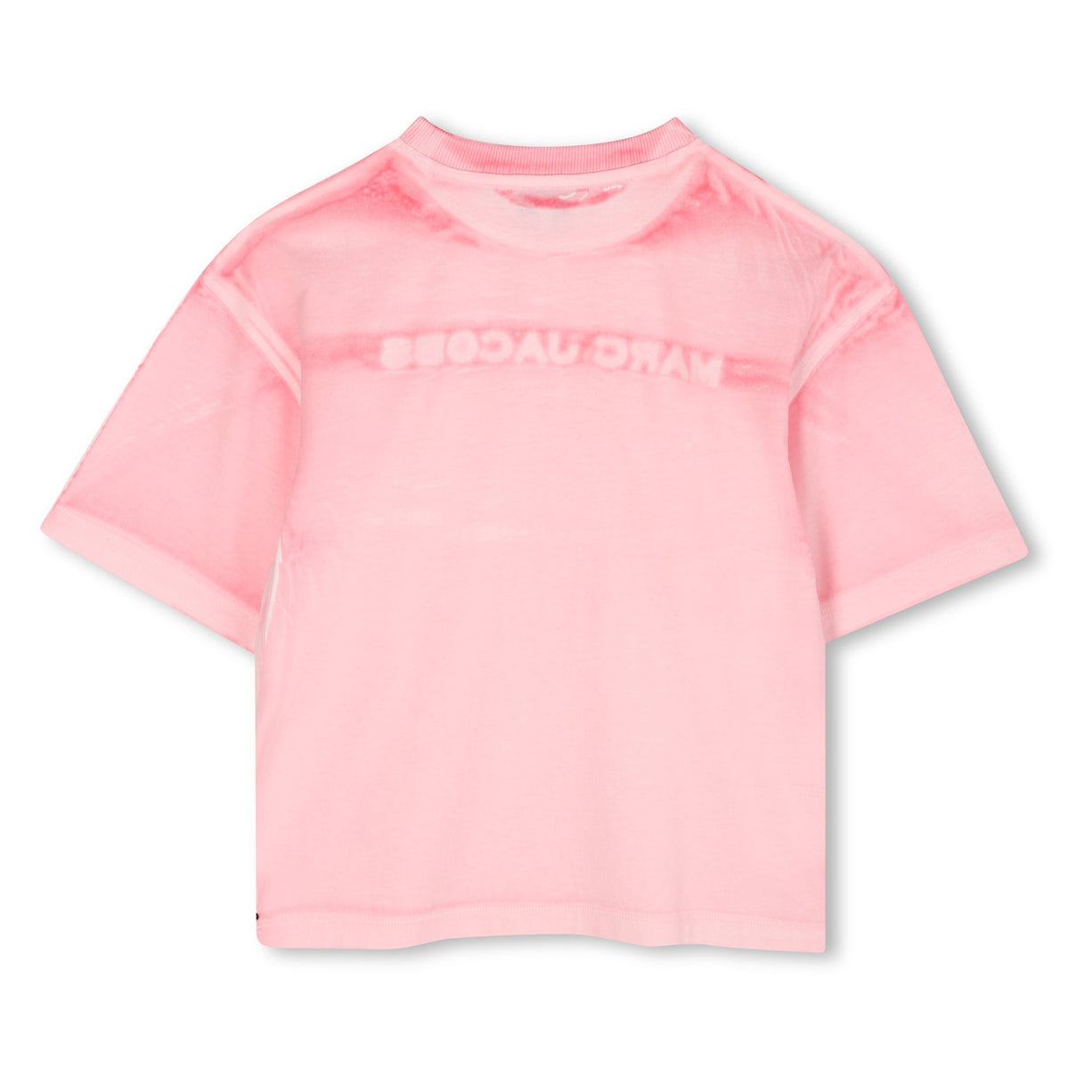 T-shirt manches courtes délavé - Pink