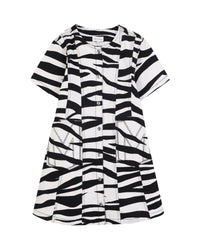 Robe à motif jacquard - Black