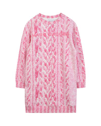 Robe à motif maillon - Dark Pink