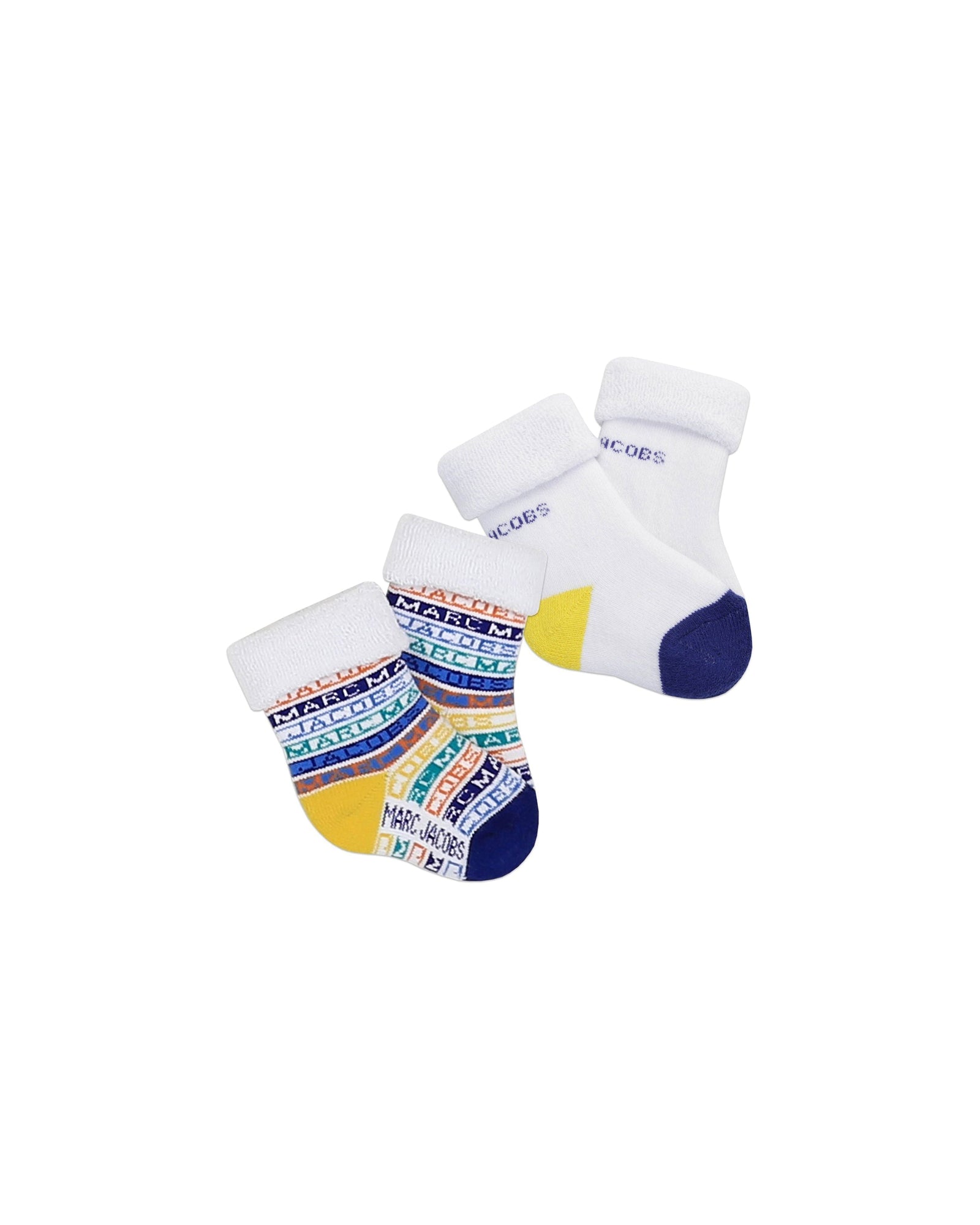Set de 2 paires de chaussettes en coton - Bleu roi