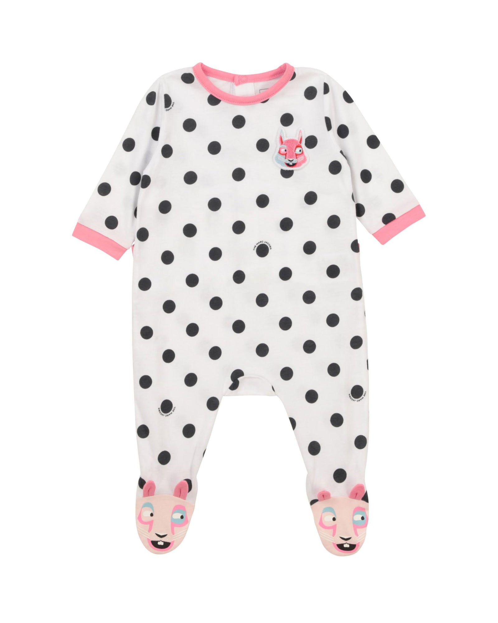 Pyjama à volants - Blanc Noir