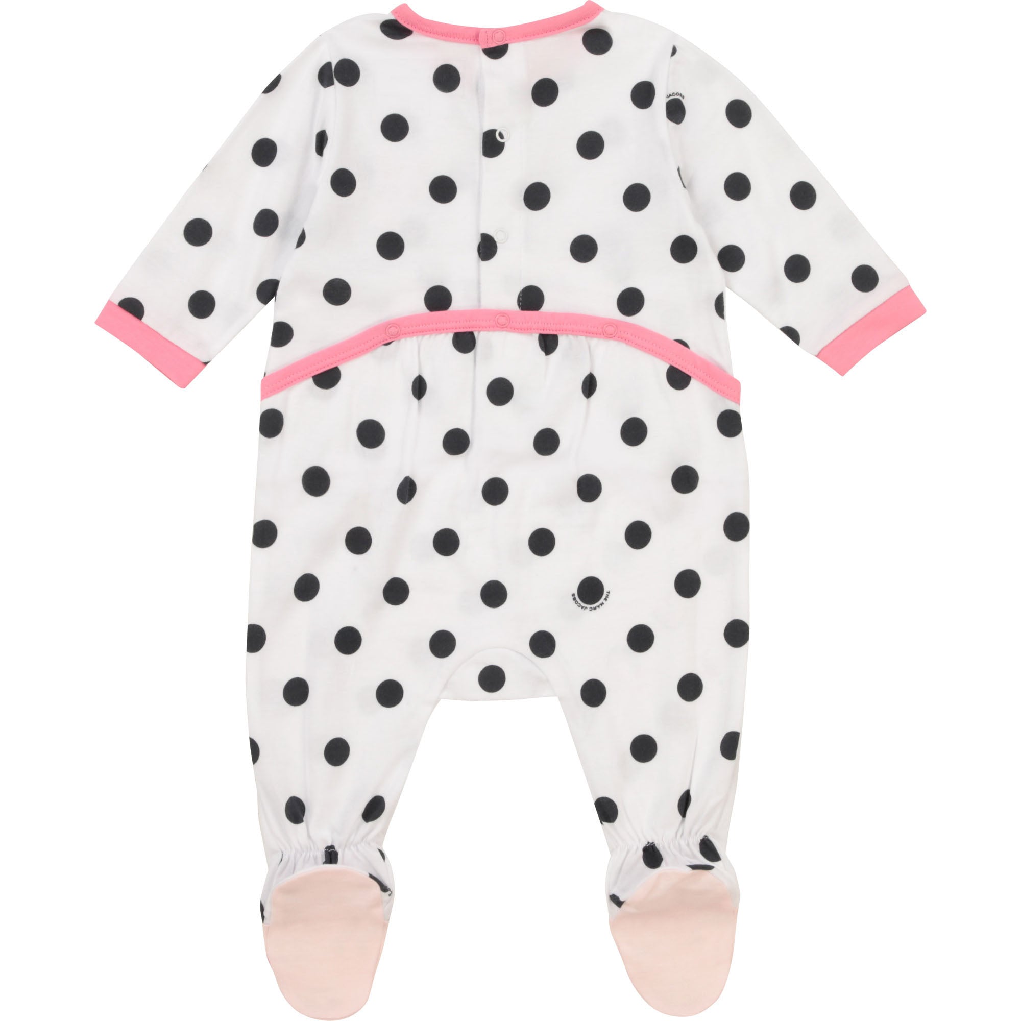 Pyjama à volants - Blanc Noir