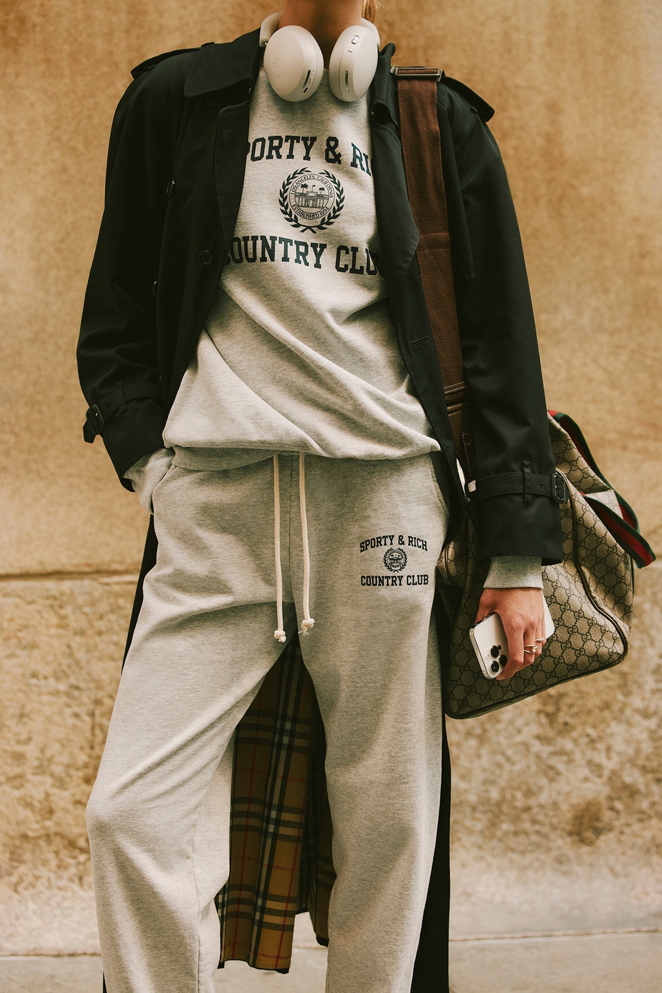 Pantalon de survêtement Varsity Crest - Heather Gray