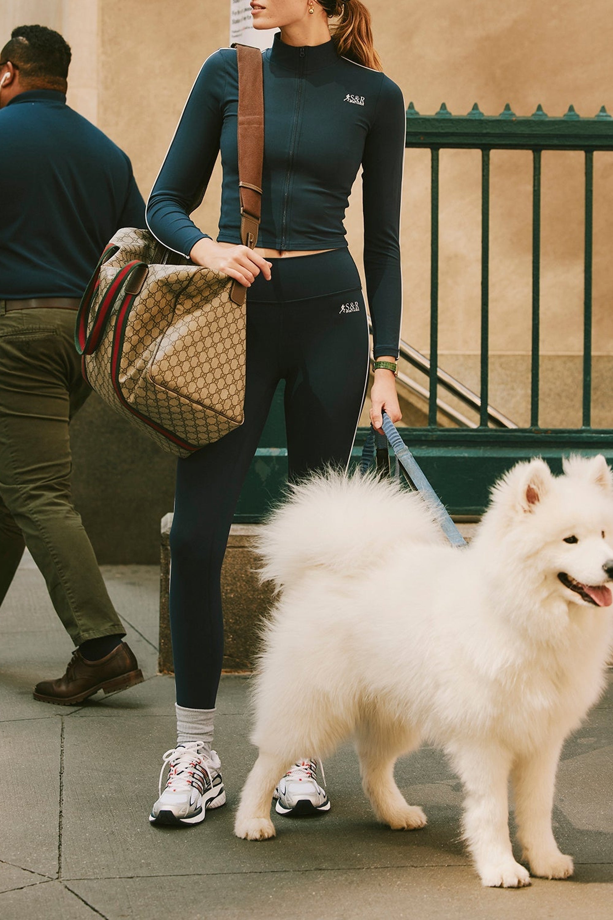 Legging SR Runner à liseré - Navy