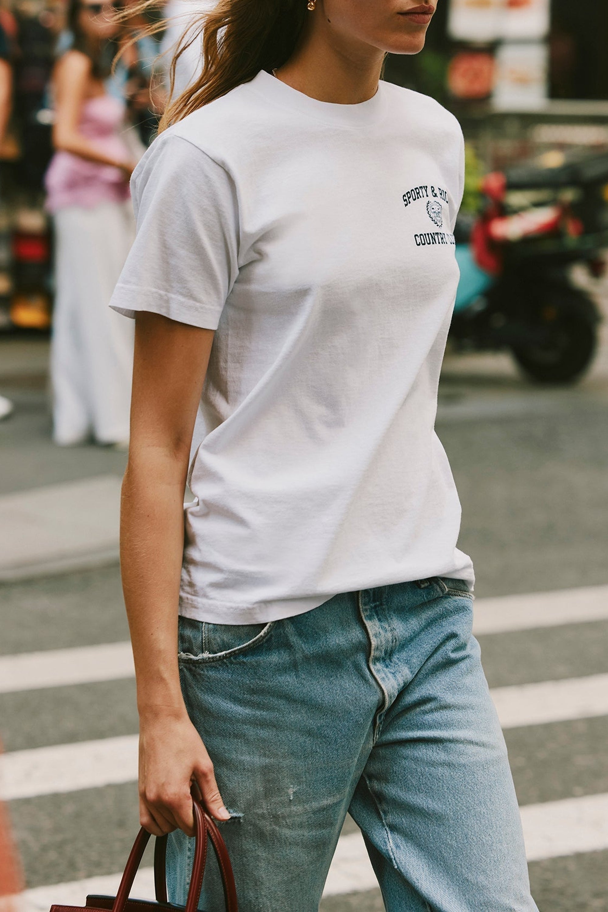 T-shirt Varsity Crest - White