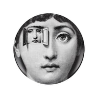 Assiette Tema e Variazioni n°116 en porcelaine - Noir & Blanc