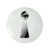 Assiette Tema e Variazioni n°14 en porcelaine - Noir & Blanc