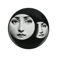 Assiette Tema e Variazioni n°150 en porcelaine - Noir & Blanc