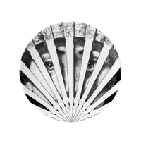 Assiette Tema e Variazioni n°282 en porcelaine - Noir & Blanc