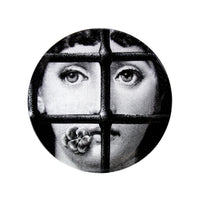 Assiette Tema e Variazioni n°361 en porcelaine - Noir & Blanc