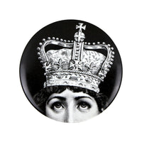 Tema e Variazioni n.369 porcelain plate - Black & White