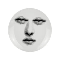 Assiette Tema e Variazioni n°394 en porcelaine - Noir & Blanc