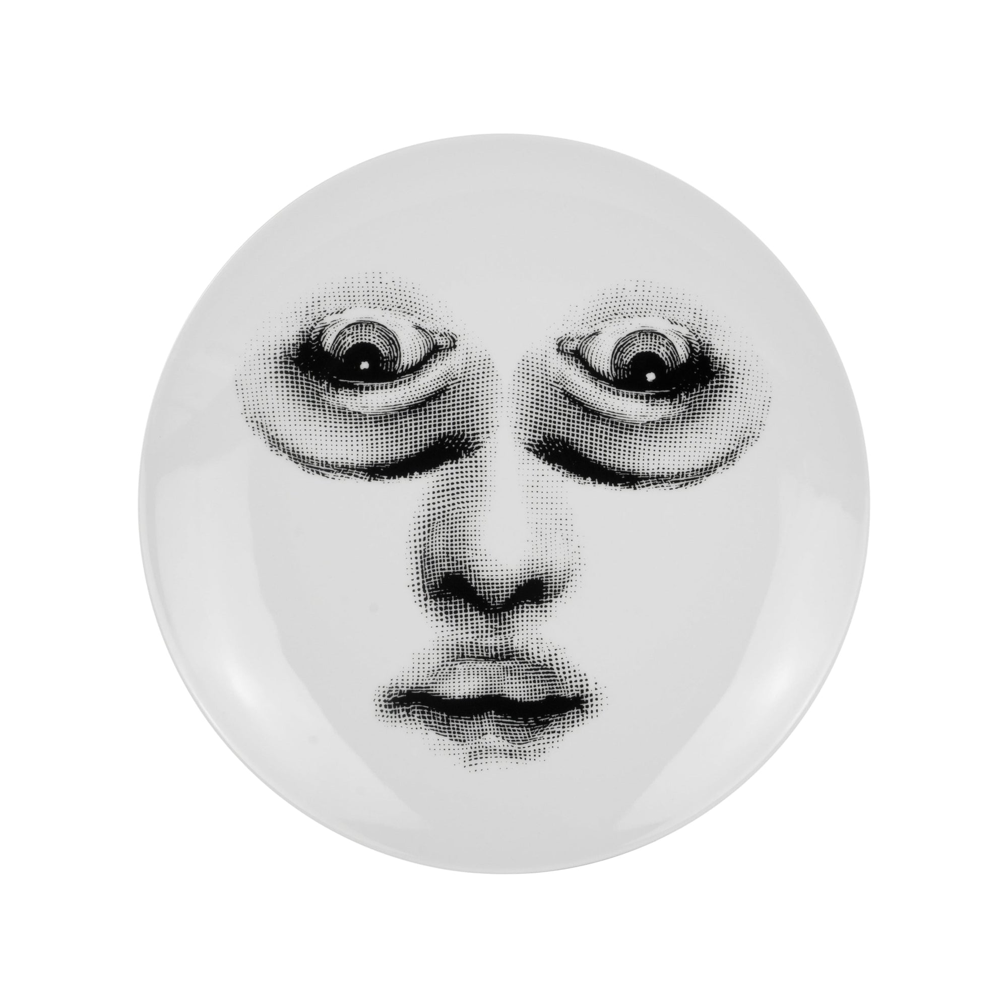 Assiette Tema e Variazioni n°395 en porcelaine - Noir & Blanc