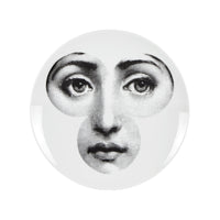 Tema e Variazioni n.71 porcelain plate - Black & White