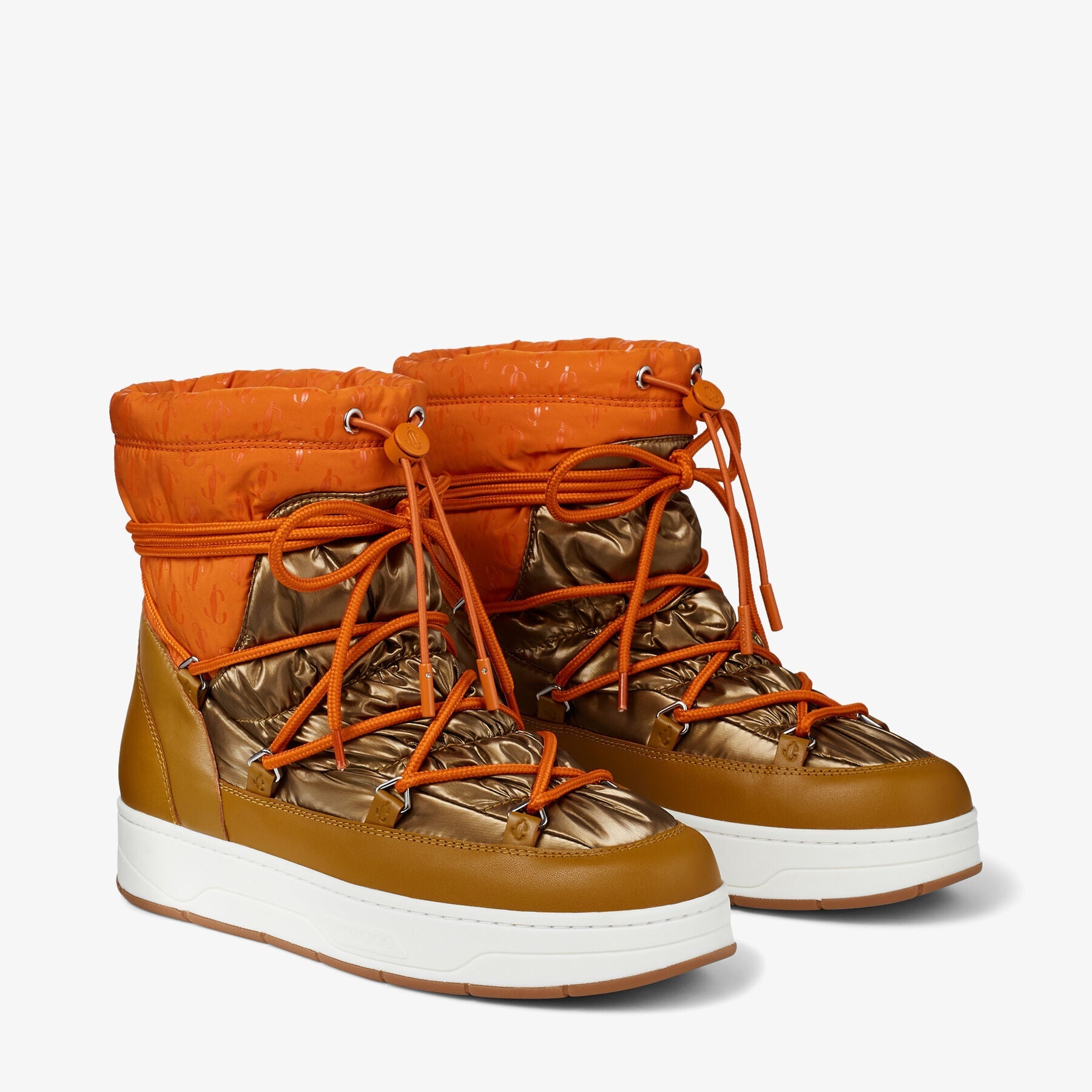 Bottines Wanaka - Amber Orange & Camel Mix