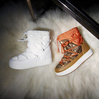 Bottines Wanaka - Amber Orange & Camel Mix
