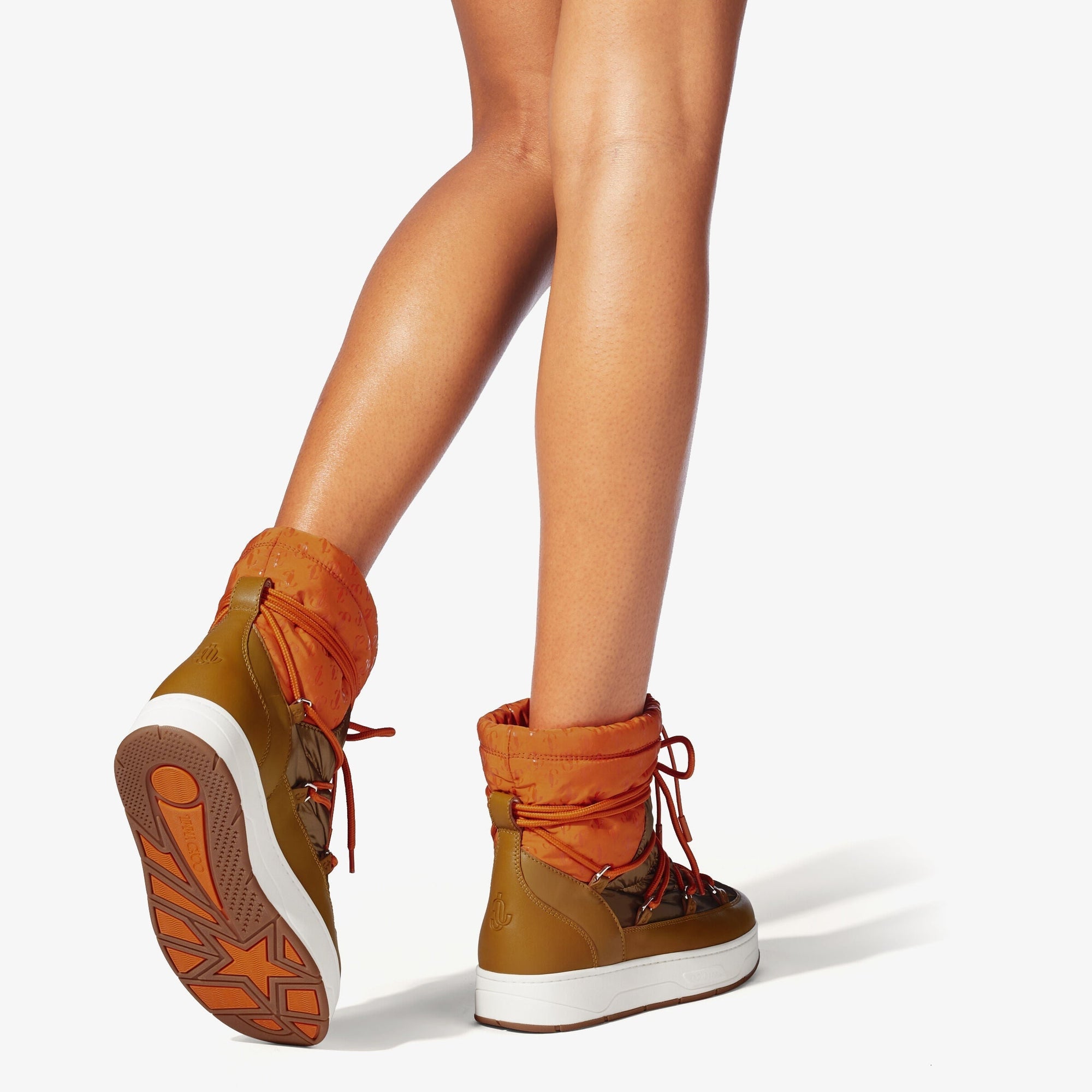 Bottines Wanaka - Amber Orange & Camel Mix