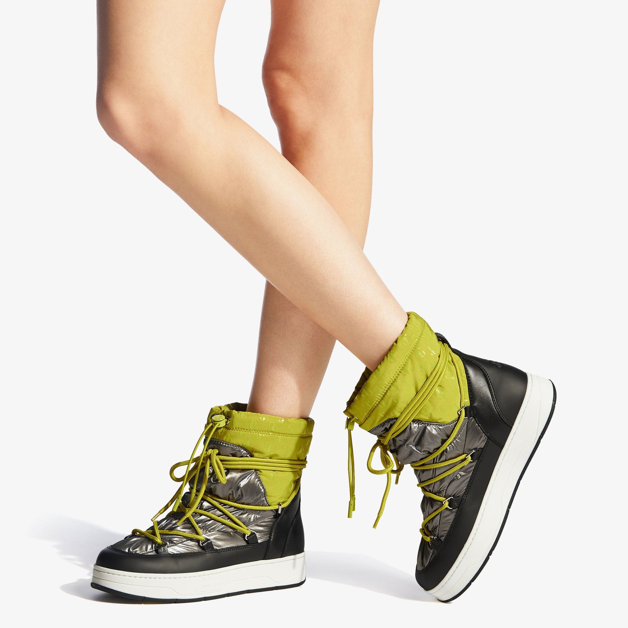 Bottines Wanaka - Lime & Black Mix