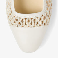 Ballerines plates Watson 5 - Ecru & Ecru