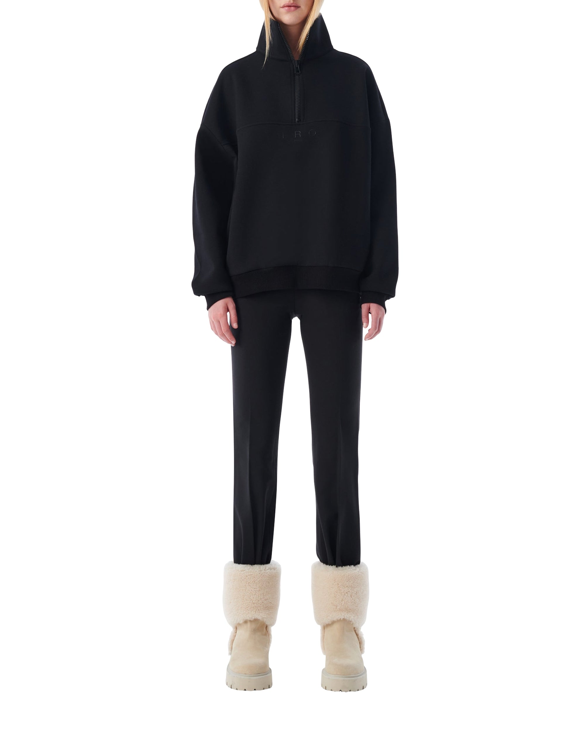 Capsule Ski knitted sweatshirt - Black