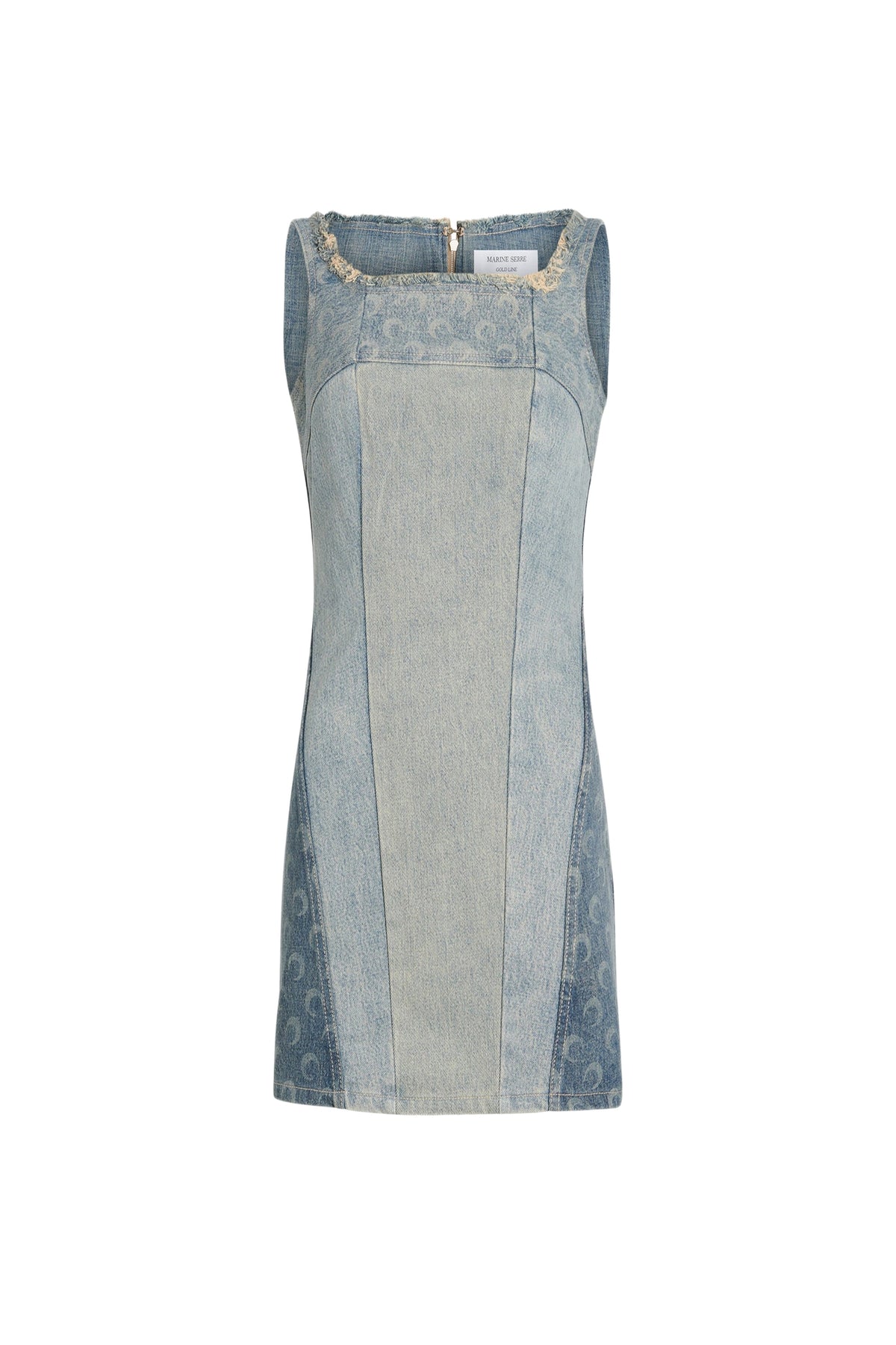 Robe courte en denim Upcyclé - Grey Denim