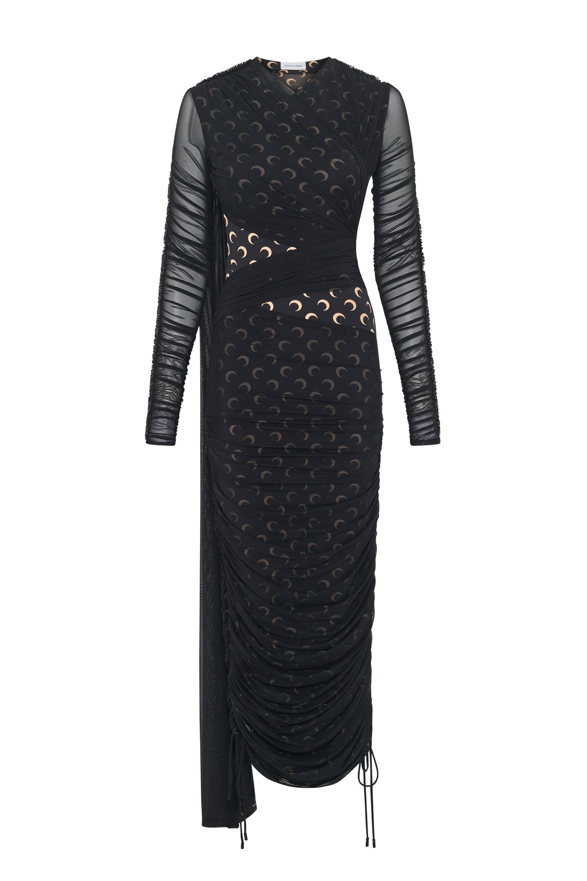 Robe en jersey drapé - Black