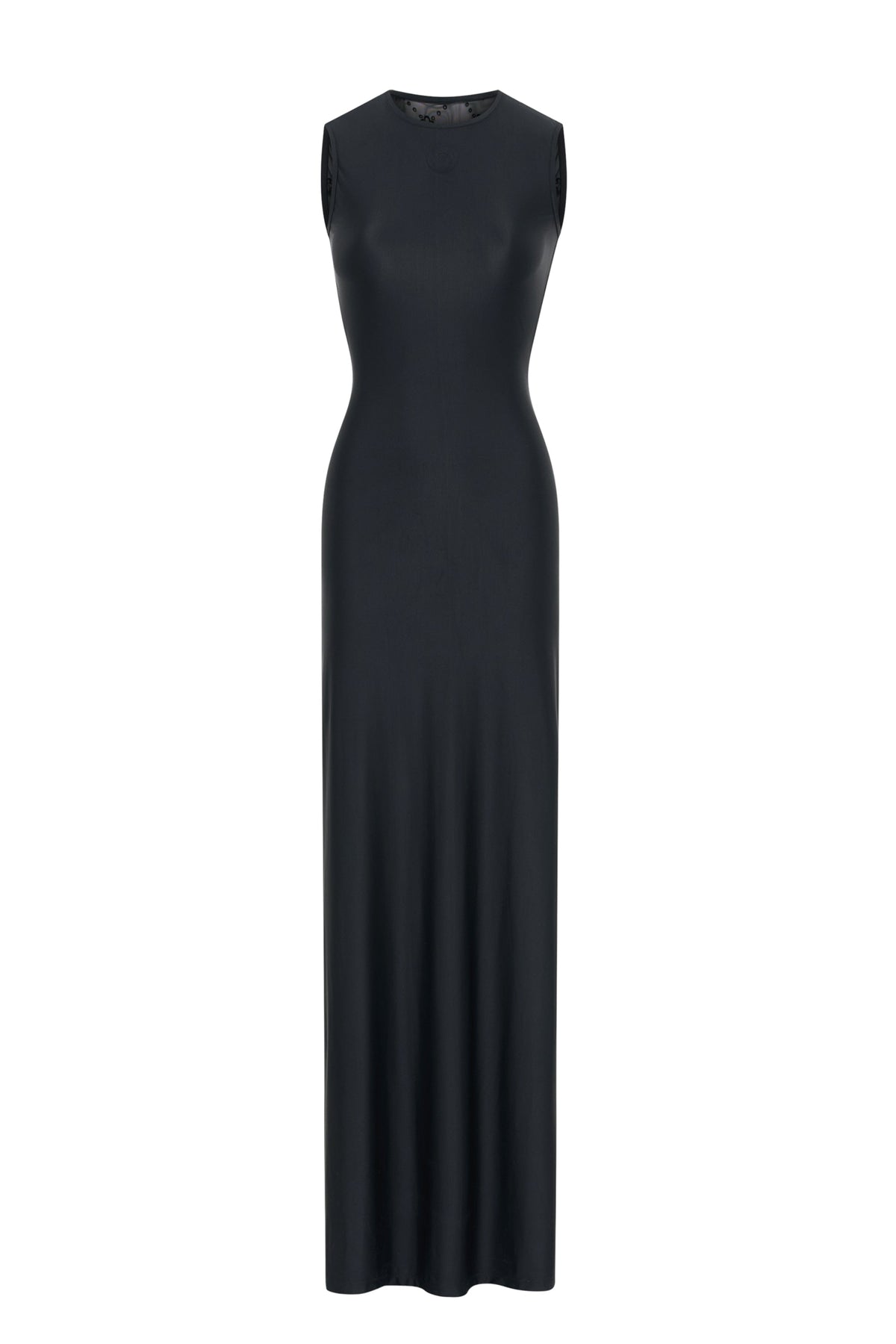 Robe débardeur drapée en jersey - Black