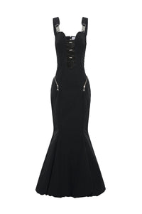 Robe bustier recyclée - Black