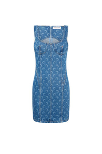 Robe Moon en denim - Light Blue
