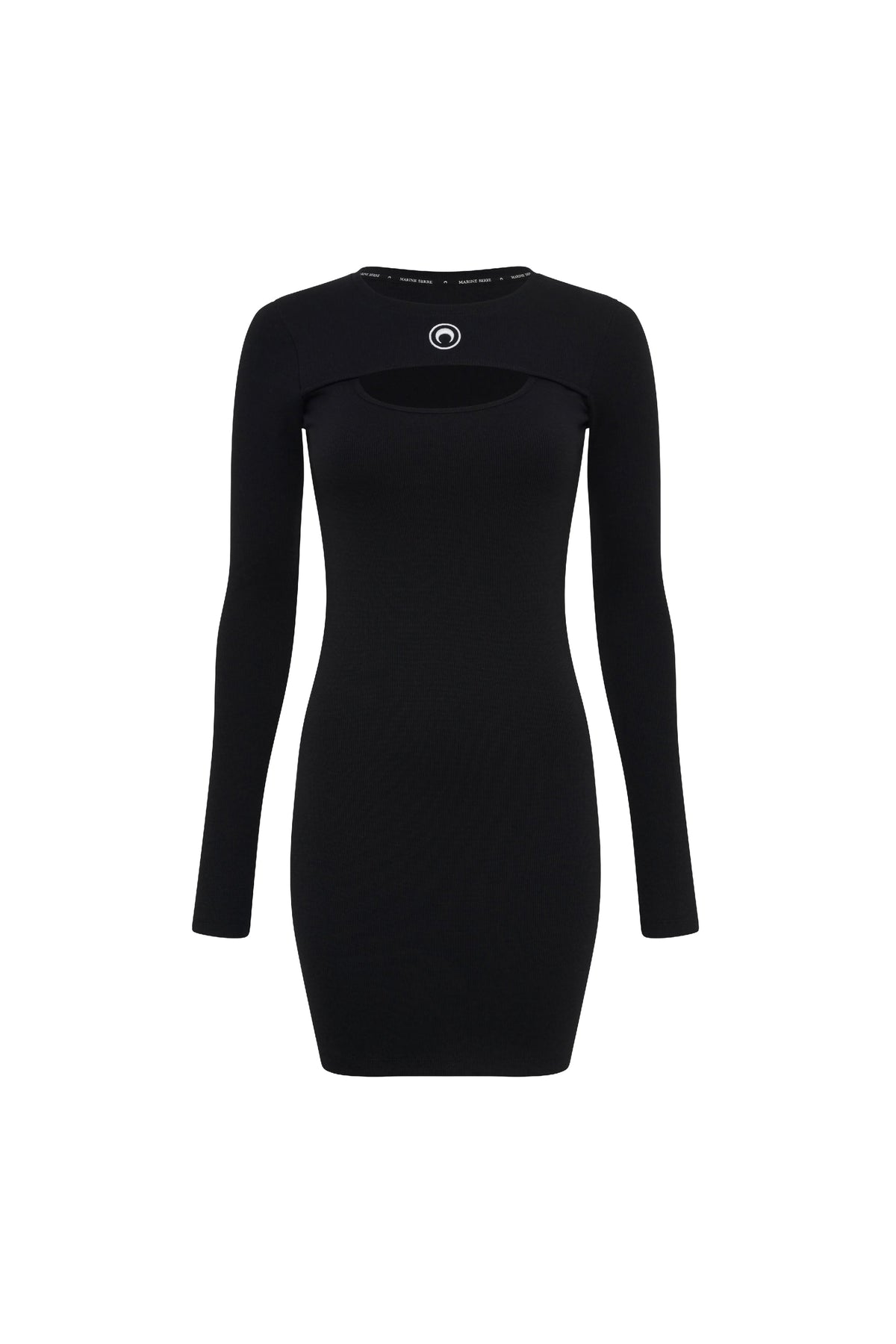 Robe drapée en jersey - Black