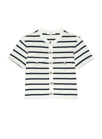 THE JERSEY STRIPED TOPCREAM MULTI