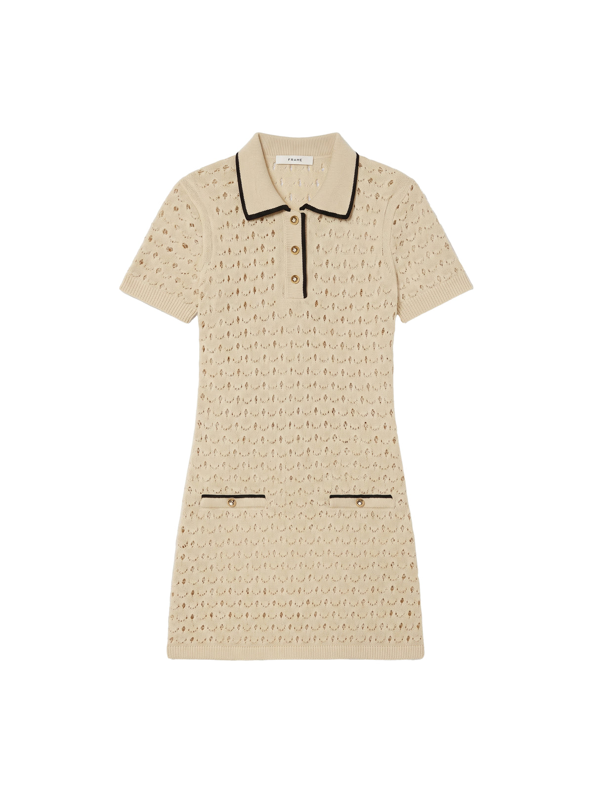 Robe Baub en maille - Cream