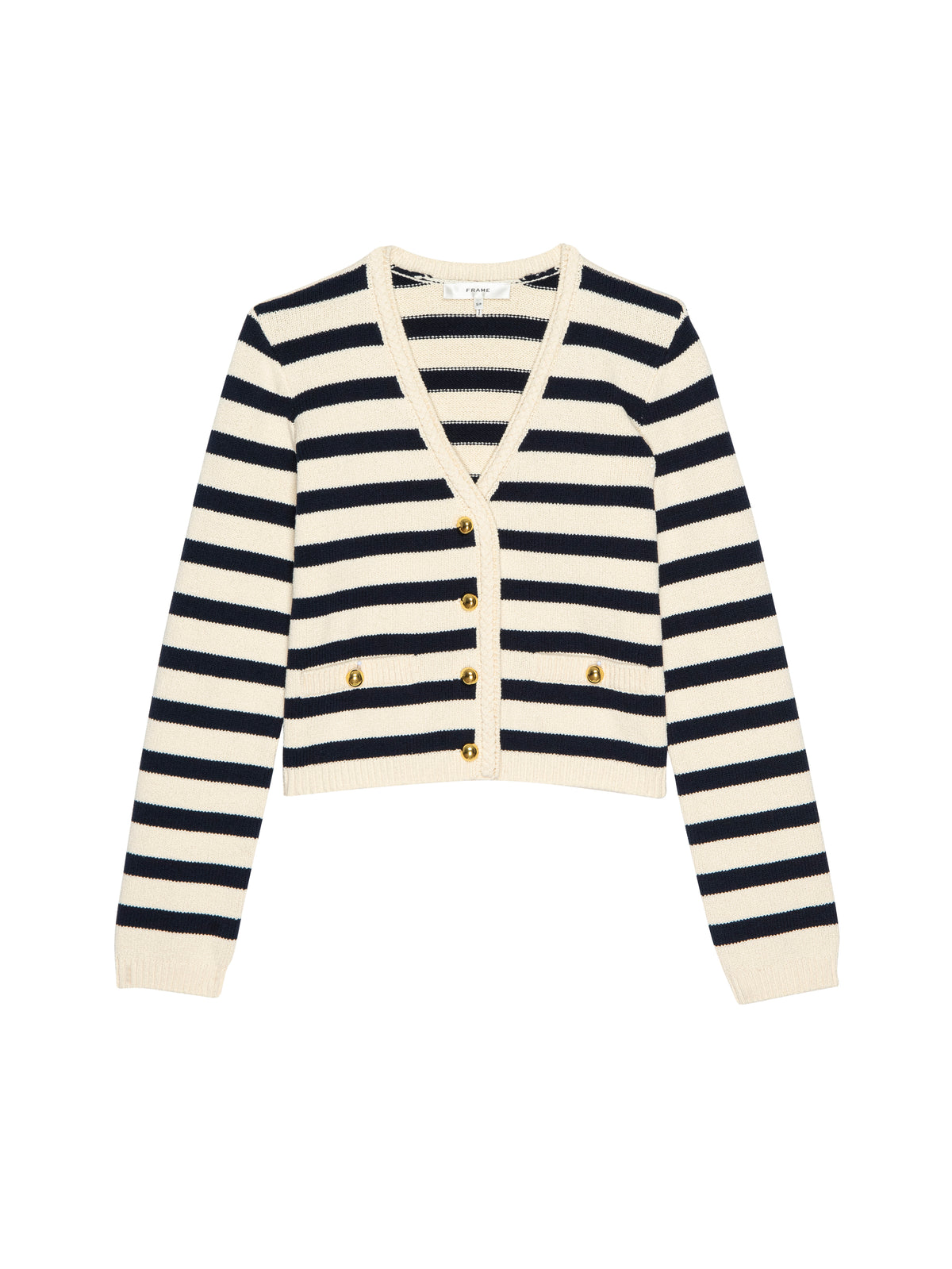THE HARBOR CARDIGANNAVY MULTI