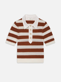 THE BOLD STRIPE POLOCHESTNUT MULTI
