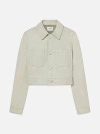 THE SMALL LEATHER JACKETSOFT MINT