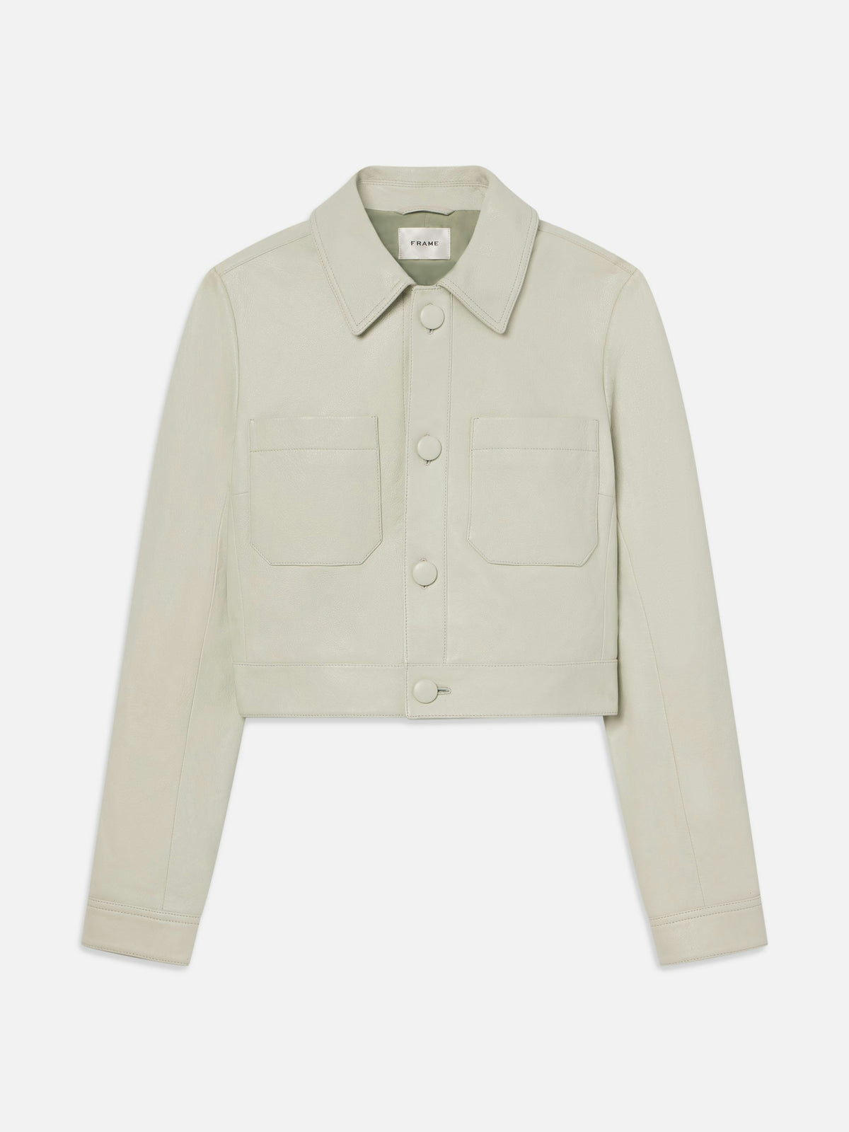 THE SMALL LEATHER JACKETSOFT MINT