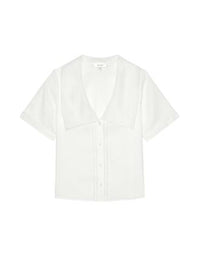 THE SCALLOP SAILOR BLOUSEWHITE