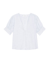 THE V-NECK POPOVERSTEEL BLUE MULTI