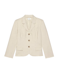 THE LINEN SMART BLAZERWHITE
