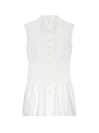 THE LINEN DAY DRESSWHITE