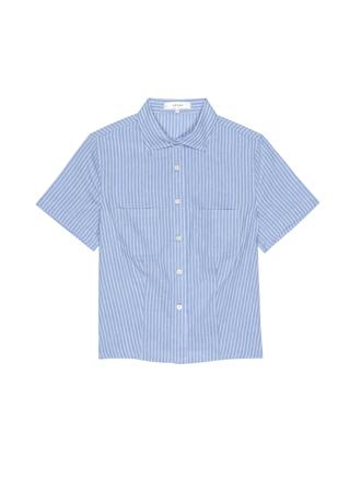 THE SEASIDE SHIRTOXFORD BLUE MULTI