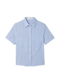 Chemise Seaside en lin - Oxford Blue