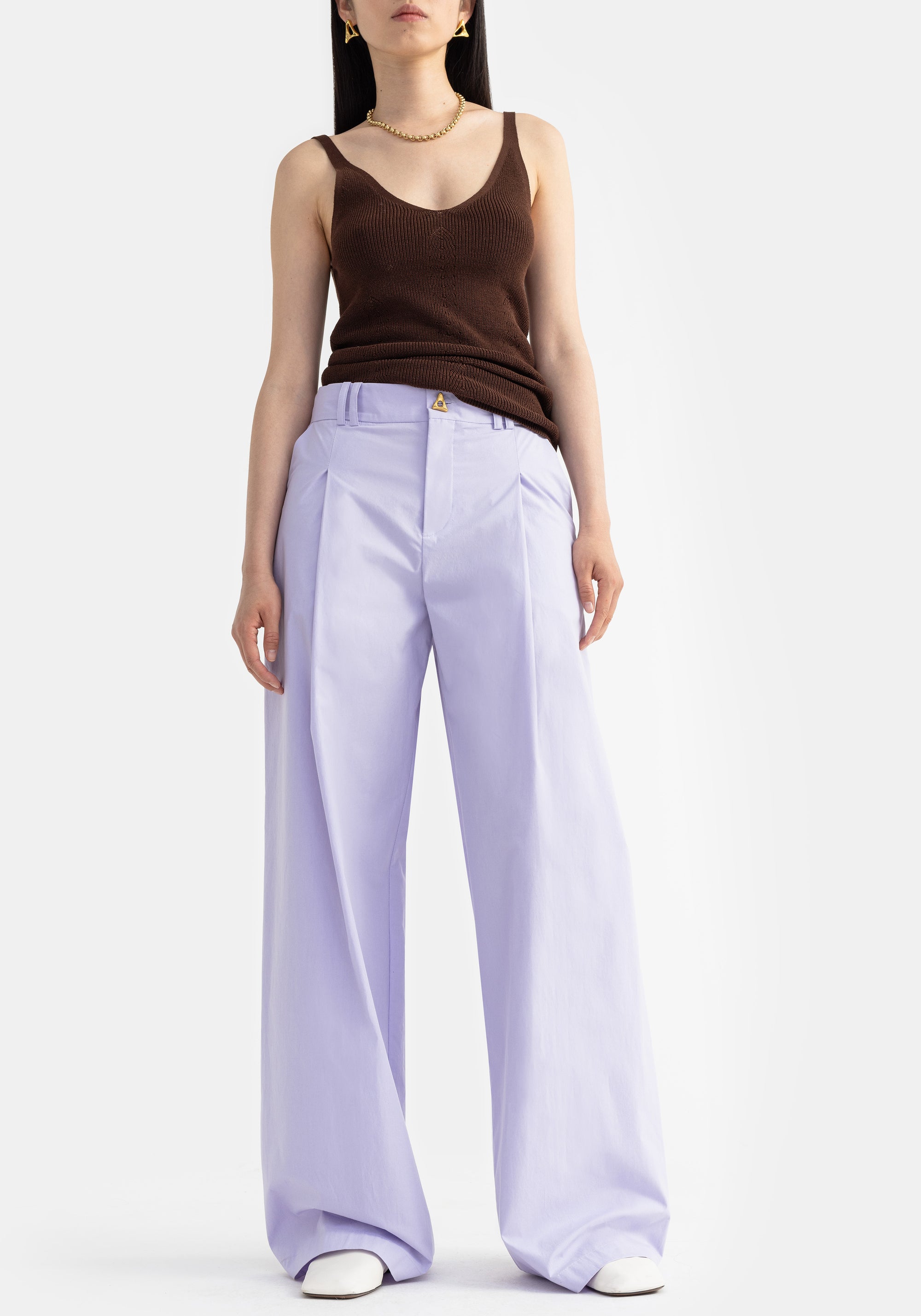 Pantalon large Wellen - Lilac