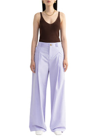 Pantalon large Wellen - Lilac